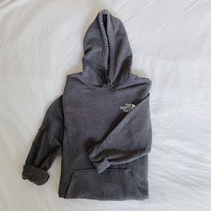 Gray North Face Hoodie